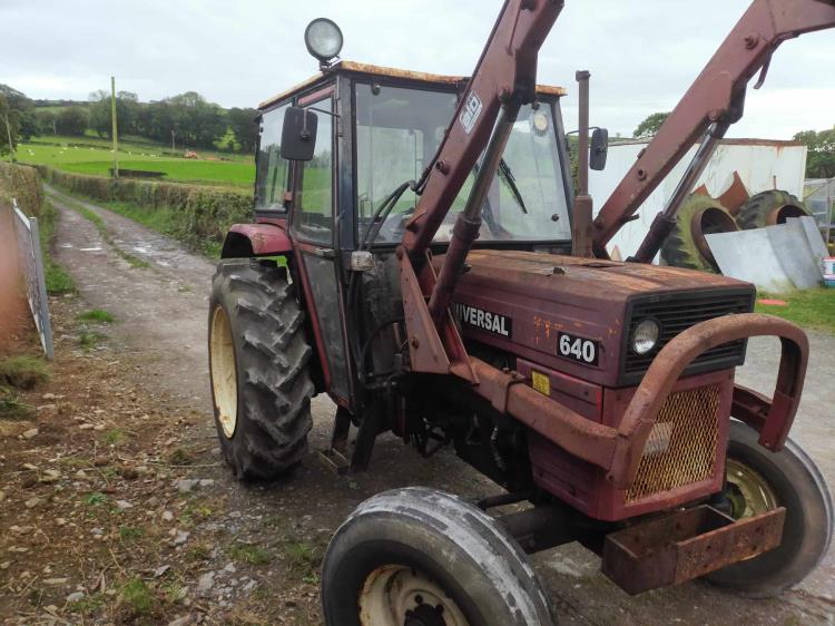 Universal 640 DTC 2wd Quicky Power Loader Tractor and Farm Machinery Sales Wales