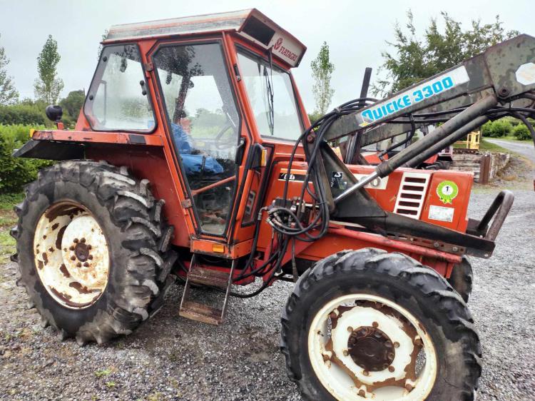 Fiat 70/90 Quicky Power Loader Tractor and Farm Machinery Sales Wales