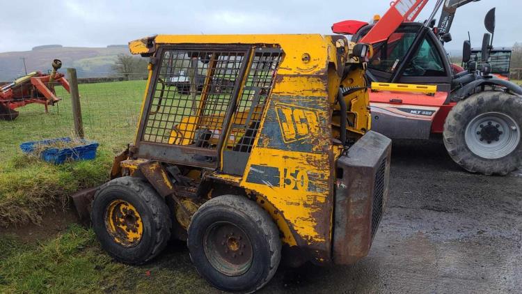 JCB 150 Robot Skid Steer Tractor and Farm Machinery Sales Wales