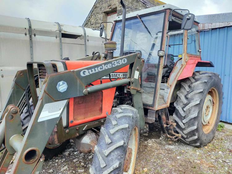 Massey Ferguson 390 4wd Quicky Power Loader Tractor and Farm Machinery Sales Wales