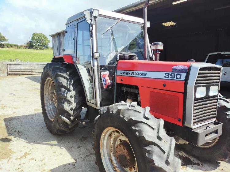Massey Ferguson 390 4wd 3 Sticks Tractor and Farm Machinery Sales Wales
