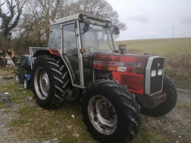 Massey Ferguson 390T Tractor and Farm Machinery Sales Wales