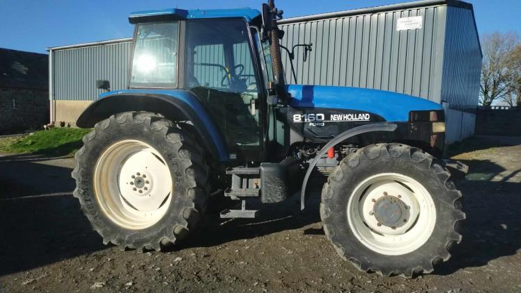 New Holland 8160 Excellent Condition Tractor and Farm Machinery Sales Wales